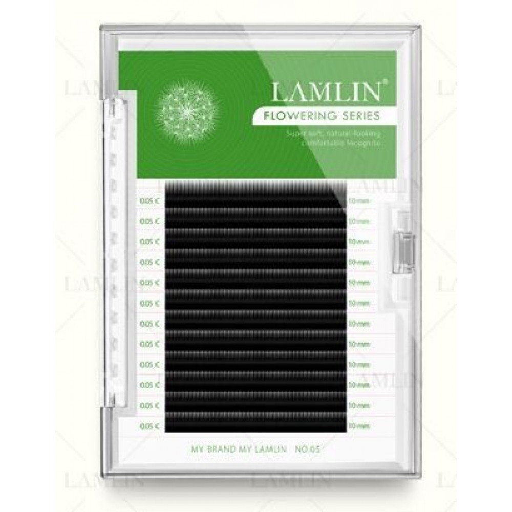Ресницы на ленте натуральные LAMLIN 0,05 С-10,11,12 мм