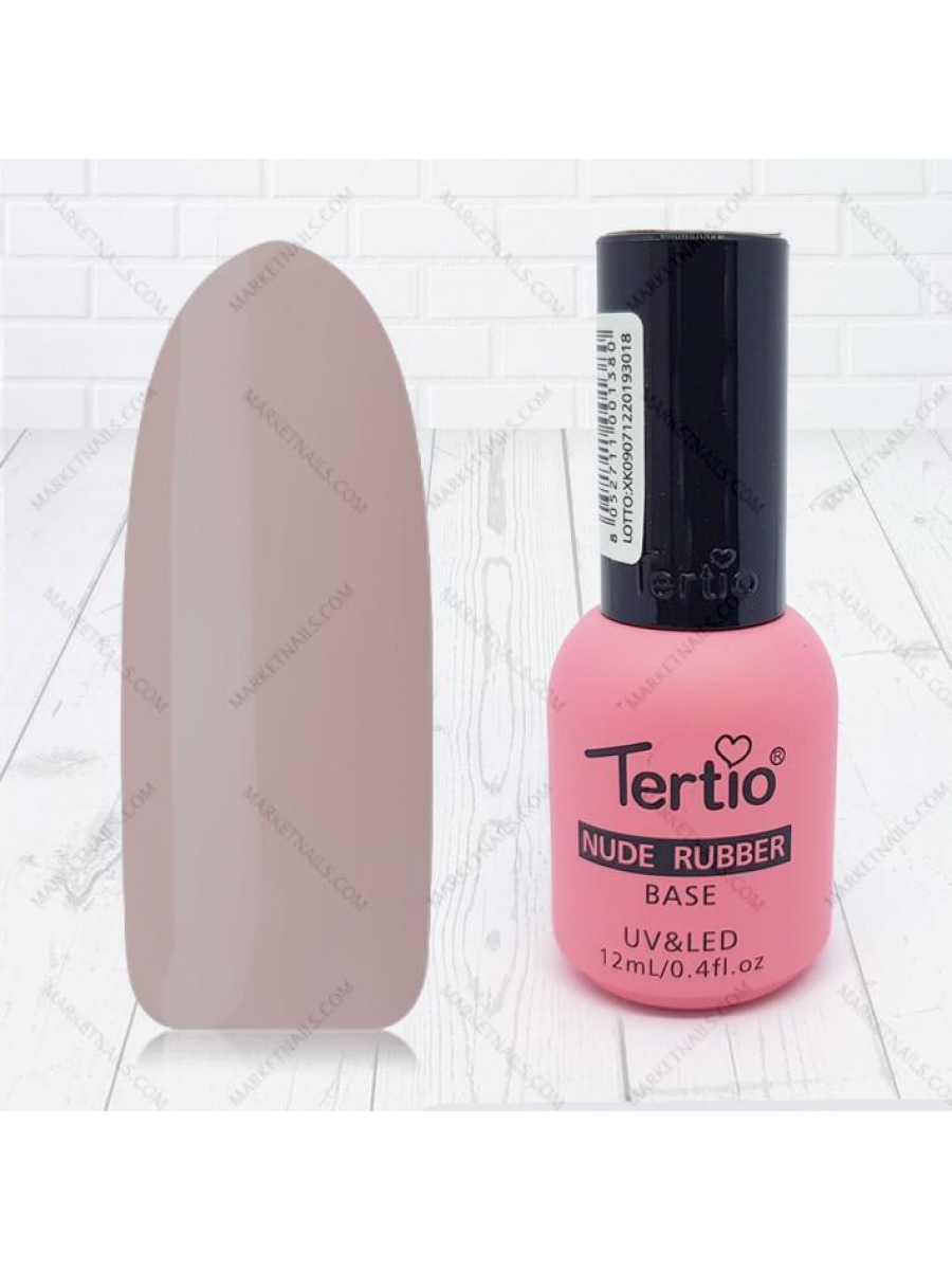  Каучуковая база камуфляж для гель лака Tertio Nude Rubber Base 005 UV/LED 12 мл 
