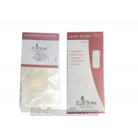 EzFlow, Типсы прозрачные с конт.зоной 20 шт. Glass Leasure