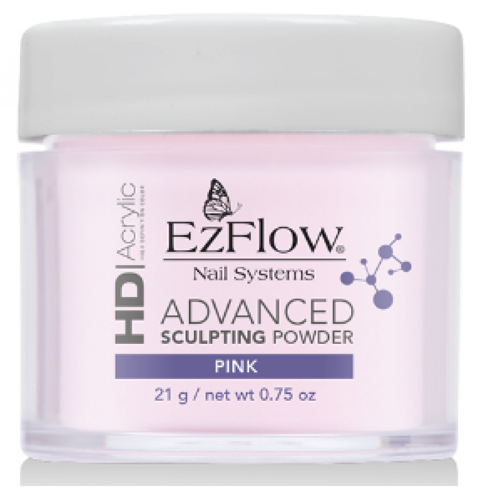 EzFlow HD pink , Пудра акриловая розовая 21 гр