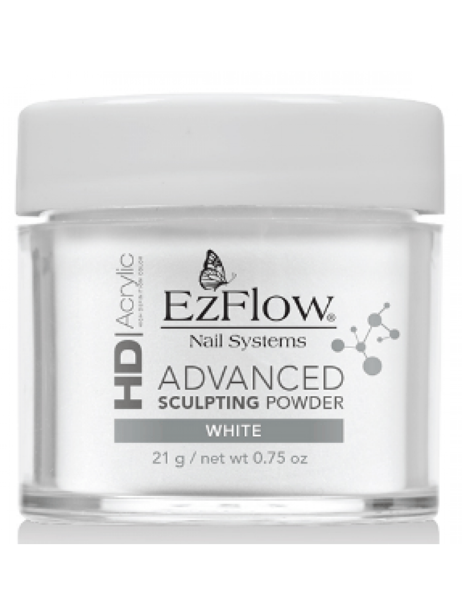EzFlow HD White, Пудра акриловая белая 21 гр