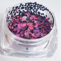 Камифубуки черно-розовый № 020 баночка 3гр