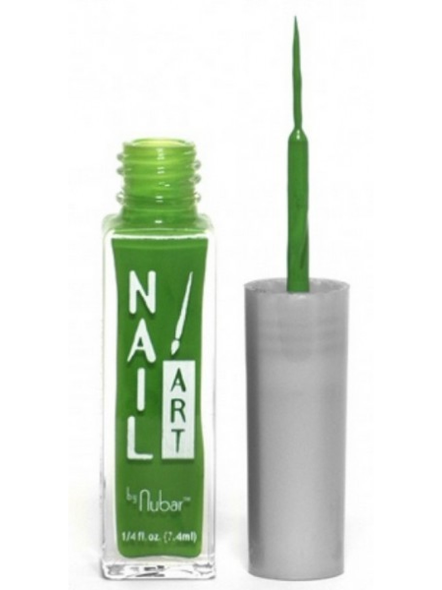 Лак для росписи Nubar Neon Green Creme A128 неоновый зеленый 8,8 мл