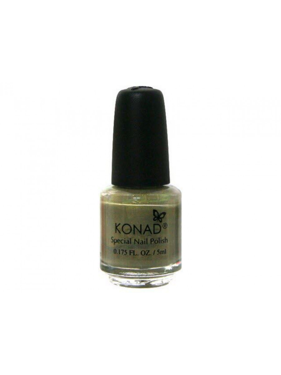 Лак для стемпинга Konad Gray Pearl Хаки с перламутром 5 мл