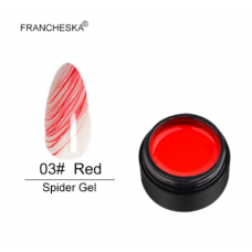 Гель-паутинка красный Francheska Red Spider Gel 8 мл