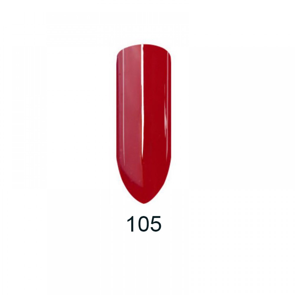 BK, Гель лак 105 бордово-красный 7 мл