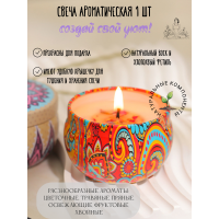 Свеча ароматическая 1 шт 6 х4 см в ассортименте