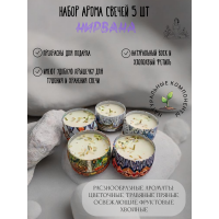 Свечи ароматические мандала 5 шт 6 х4 см Нирвана