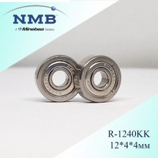 Подшипник  мини NMB R-1240KK - 2 шт, 12мм* 4мм* 4мм для микромоторов