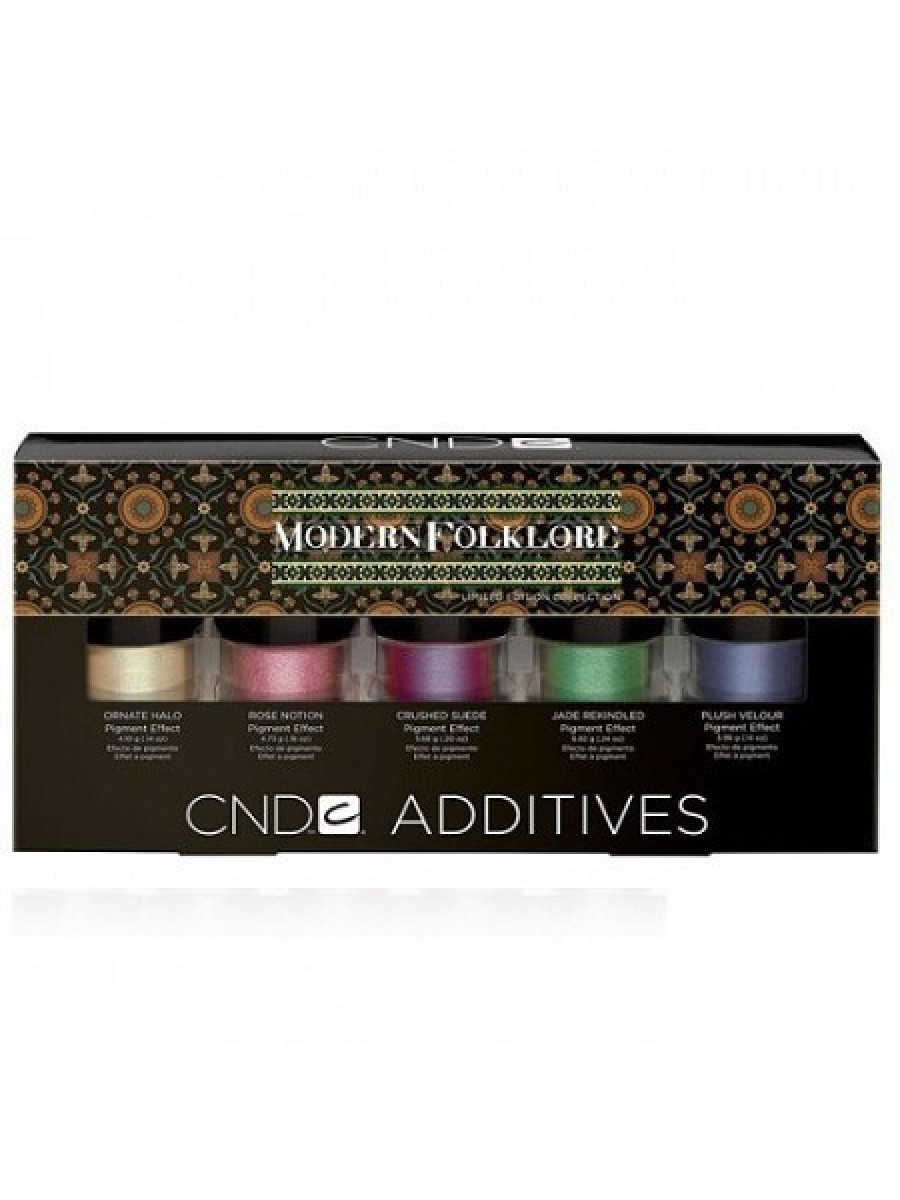 Набор Дизайнерских пигментов CND Additives Collection Modern Folklore 5 шт